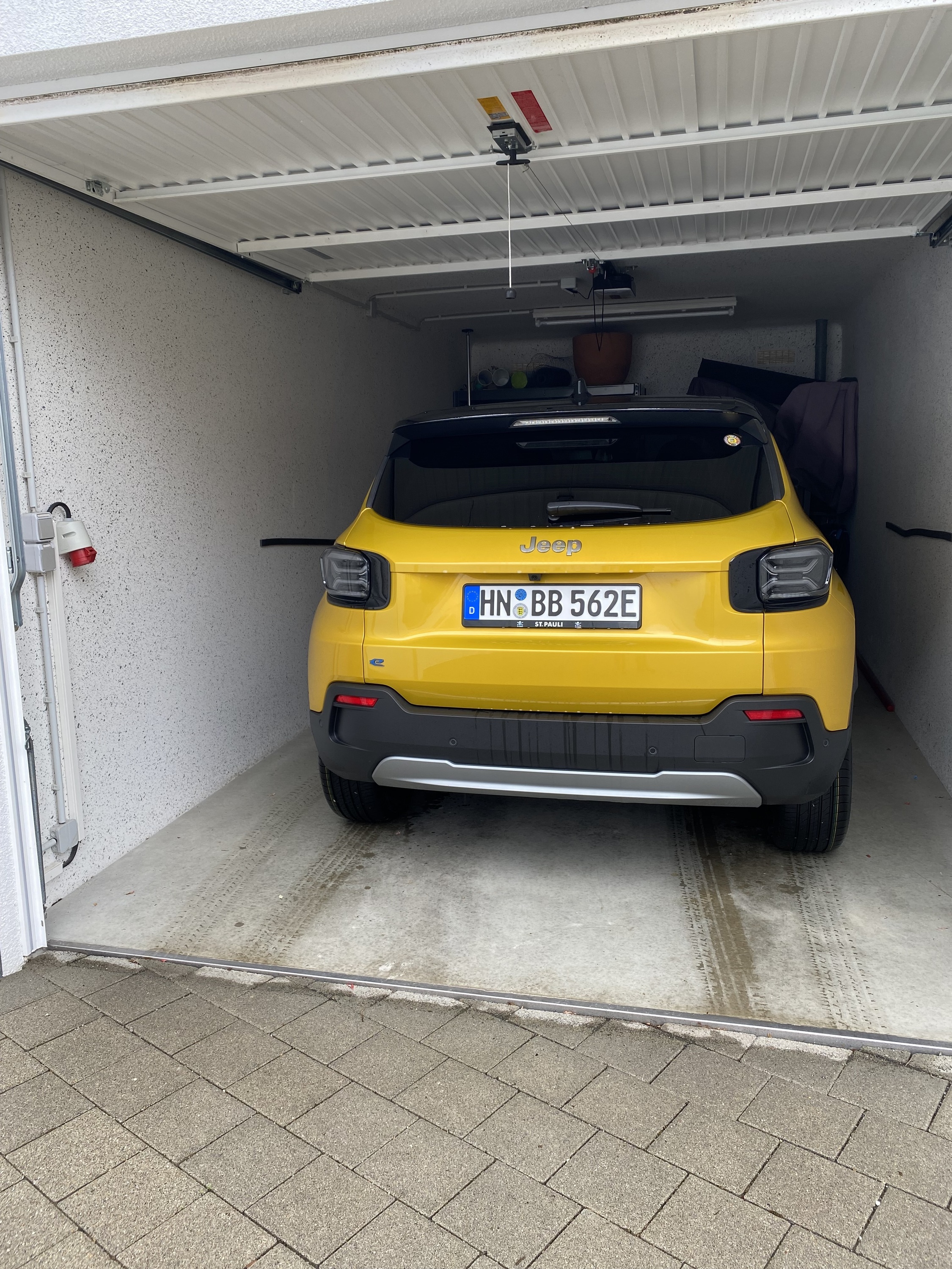 Die FE macht überall eine gute Figur - in der Garage