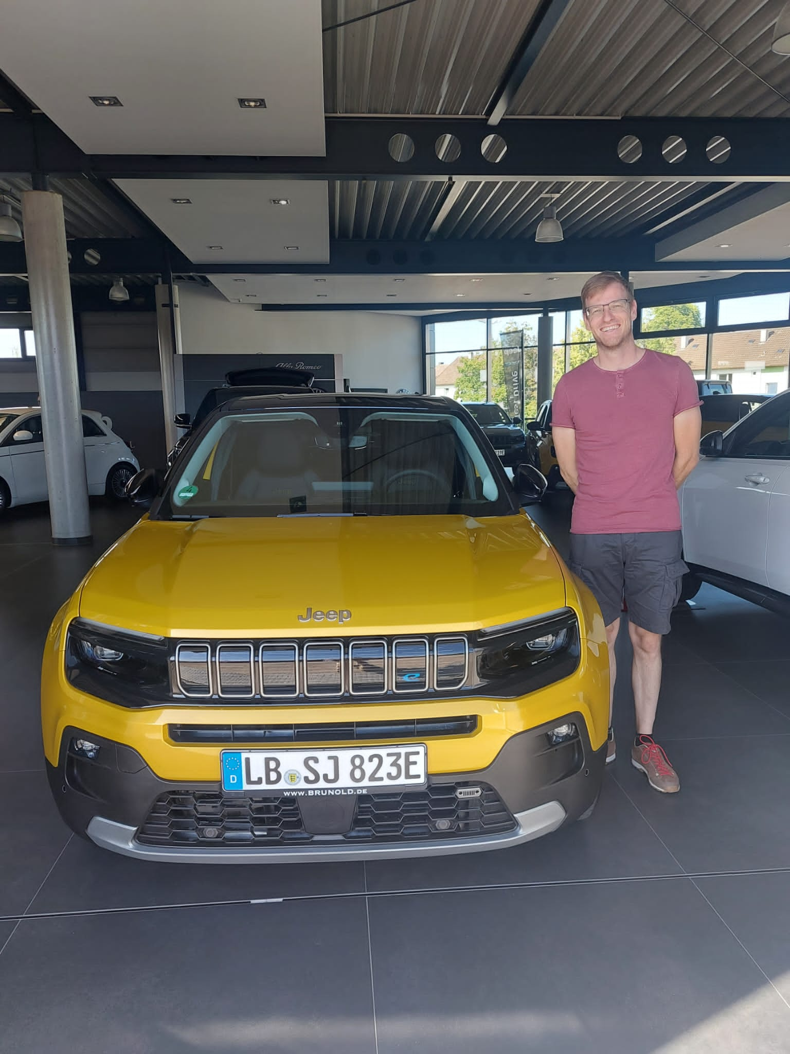 Übergabe beim Autohaus Brunold in Ludwigsburg